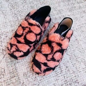 Coach Holly Signature Shearling Loafers